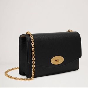 Mulberry Small Darley Black Classic Grain